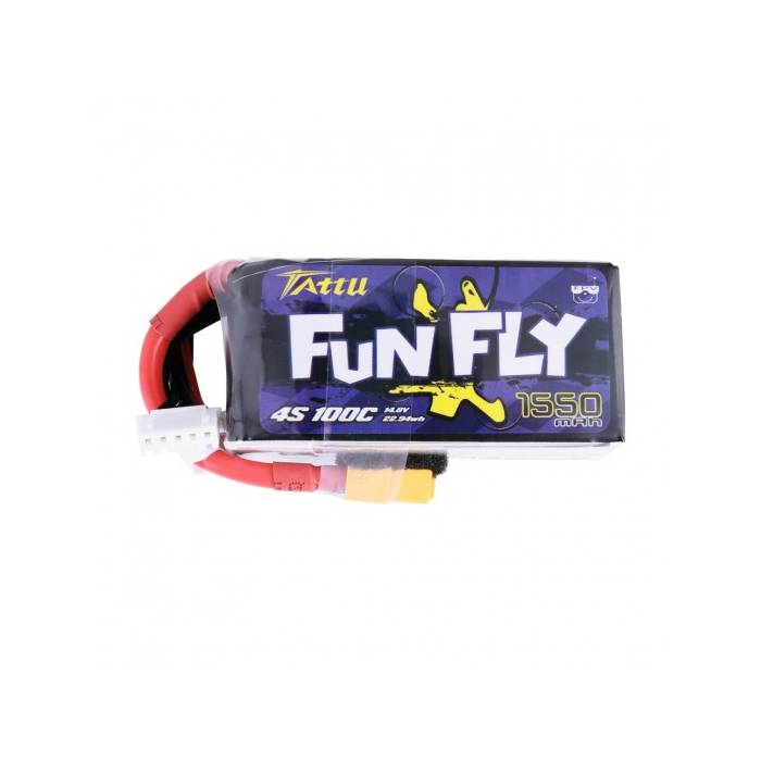 Tattu FunFly 1550mAh 4s 100C Lipo Battery