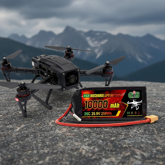 GEB Drone Battery 2S 3S 4S 6S 11.1V 14.8V 22.2V 5500mAh 6000mAh 16000mAh 2200mAh 25C 35C 60C 75C RC Intelligent LiPo Battery