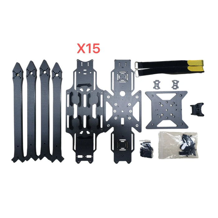 Multi Size 7 to 18 Inch 3K Carbon Fiber for FPV Racing Drone Quadcopter Long Range UAV RC Frame Kit