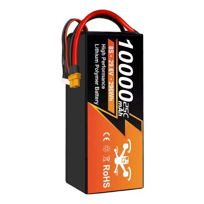 OEM/ODM Wholesale High Quality 1800mah-10000mAh RC FPV UAV Solid State 8S 4S 6S Lipo Drone Battery