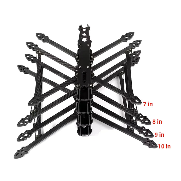 XCS Mark4 V2 7 Inch FPV Drone Frame Kit 295mm 3K Carbon Fiber & ABS Freestyle Racing Quadcopter 6mm Arms Long Range RC
