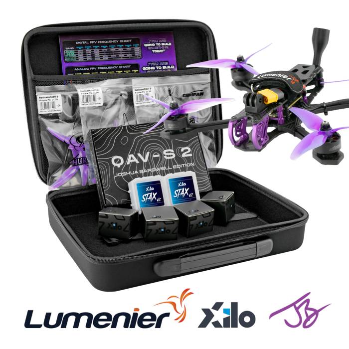 Beginner DIY FPV Drone Kit - QAV-S 2 Joshua Bardwell SE 5 inch HD Ready