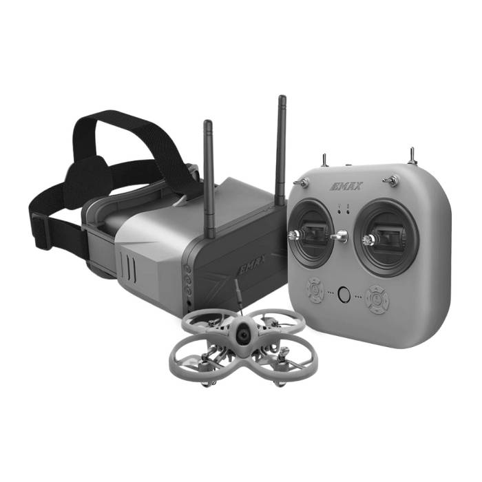 EMAX Tinyhawk Lite FPV Drone RTF Kit w/ T2 Goggles + E8 Transmitter