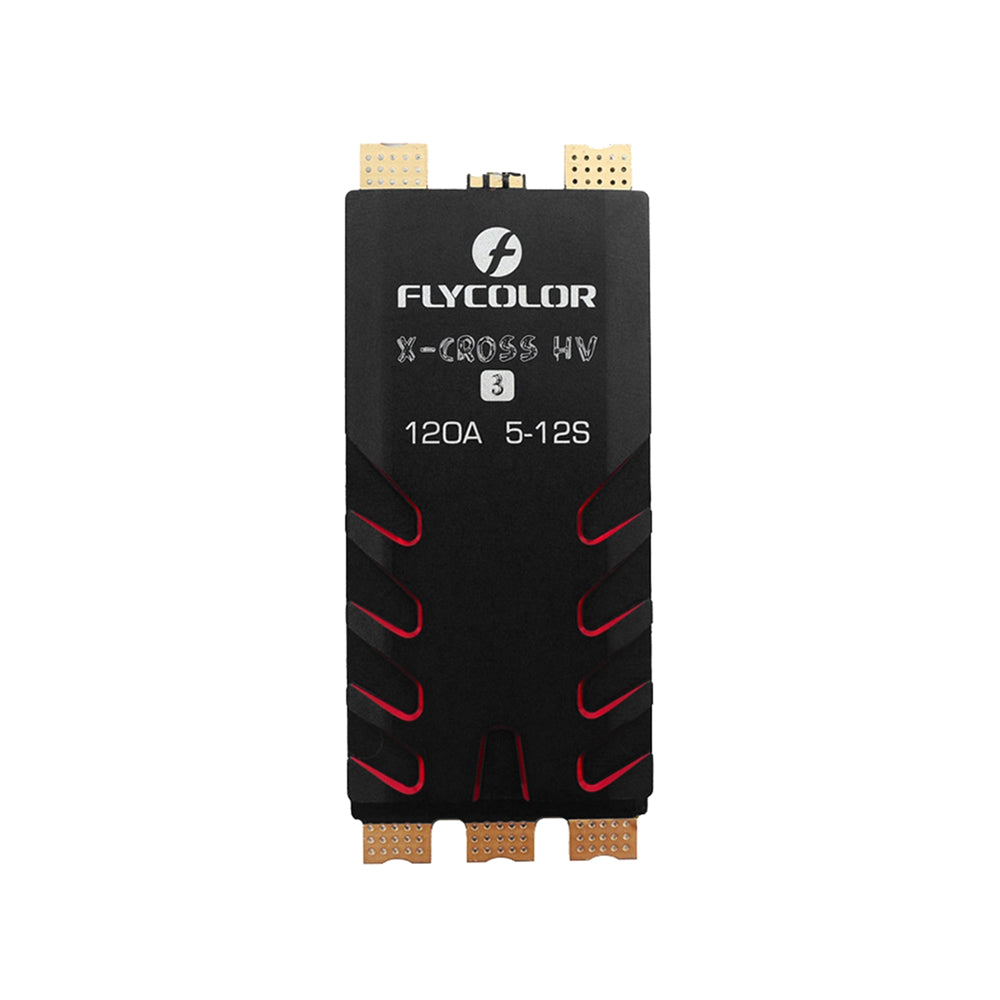 Flycolor X-Cross HV3 120A 5-12S BLHeli32 ESC for X-Class