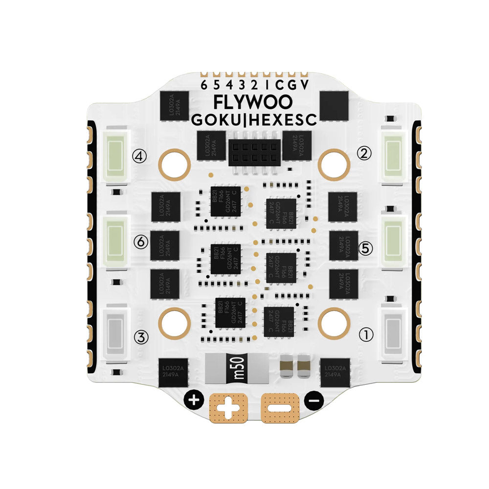 Flywoo GOKU HEX V3 20A 2-4S 6-in-1 BLHeli_S ESC w/ LED - 16x16