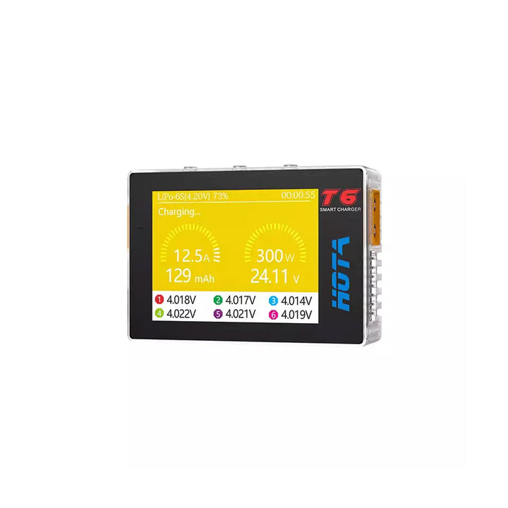 HOTA T6 300W PD 90W 15A 1-6S DC LiPo Battery Charger - XT60