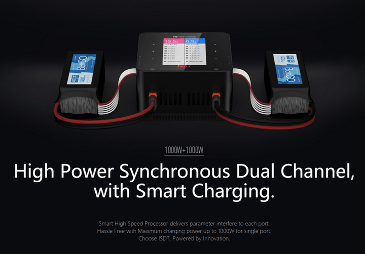 iSDT P30 1500W 50A 8S Dual Port Smart Charger